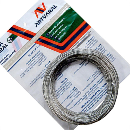 Varal De Aco Mega 15Mt 2,7Mm