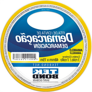 Fita Ades Demarcacao Tekbond Amarelo 48Mmx15M