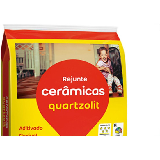 Rejunte Quartzolit Palha 1K - Kit C/15 Saco