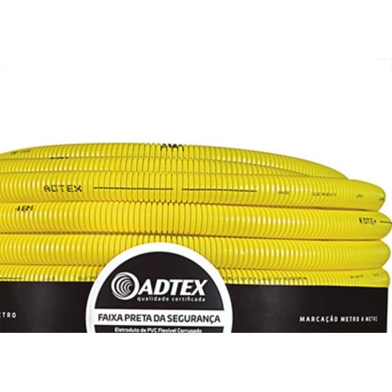 Conduite Corrugado Amarelo.Adtex Antichama E 1 R25