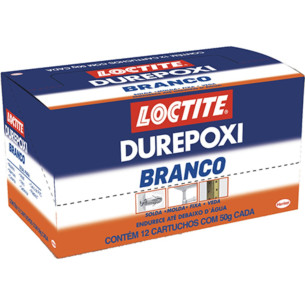 Durepoxi 50G Branco Henkel - Kit C/12 Unidades