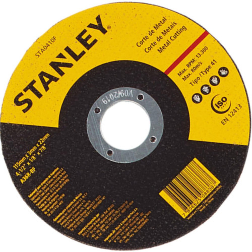 Disco Corte Stanley 4.1/2X7/8X3.0