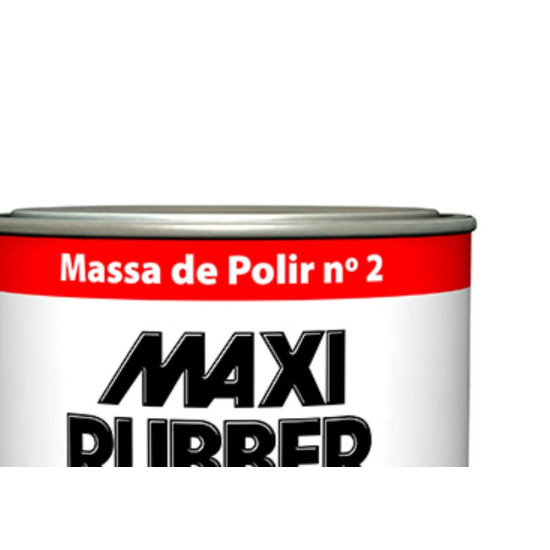 Massa P/Polir Maxi Rubber N2 490Gr