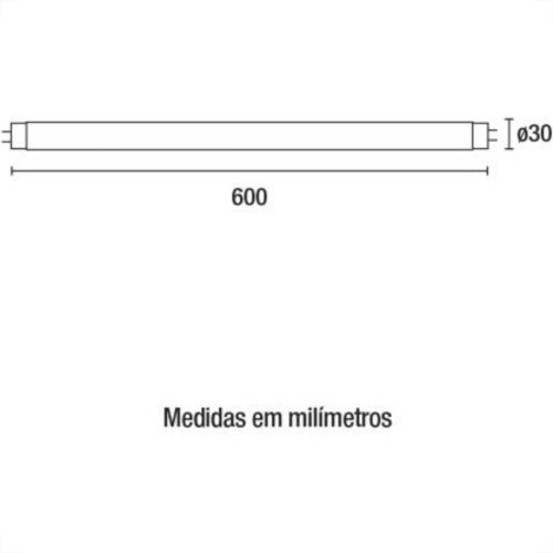 Lampada Tuboled Blumenau 09W T08 6500K