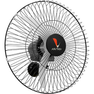 Ventilador Parede 60Cm Bivolt Preto Delta Ventu 6425