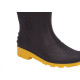 Bota Pega Forte Preto/Amarelo Cano Medio N.45/46