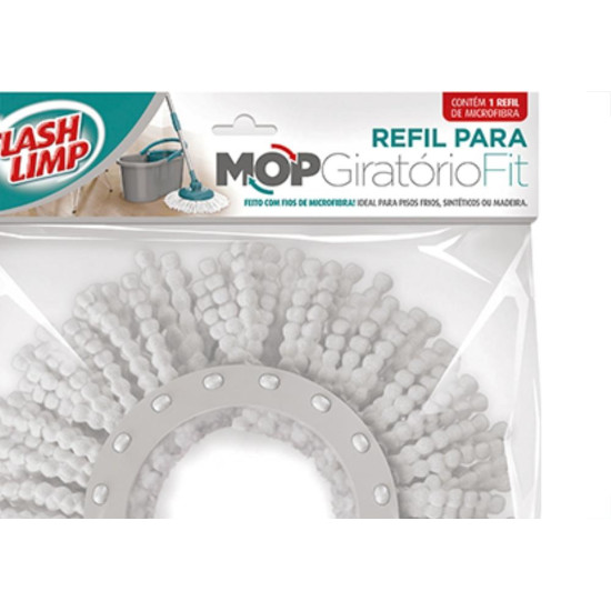 Refil Para Mop Giratorio Fit Flash R5011