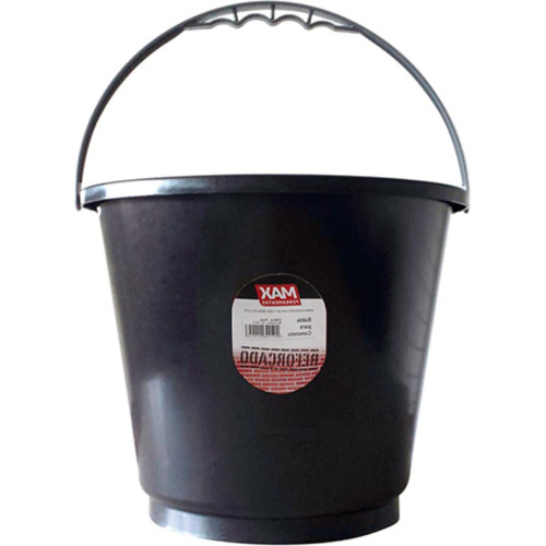 Balde Pvc Max Preto 12L