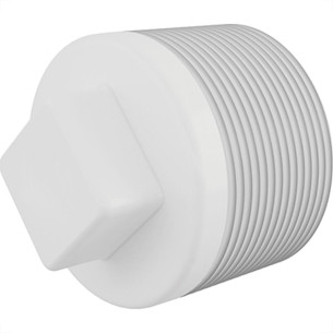 Plug Tigre Rr 1/2 X 1/2 Branco - Kit C/50 Unidades