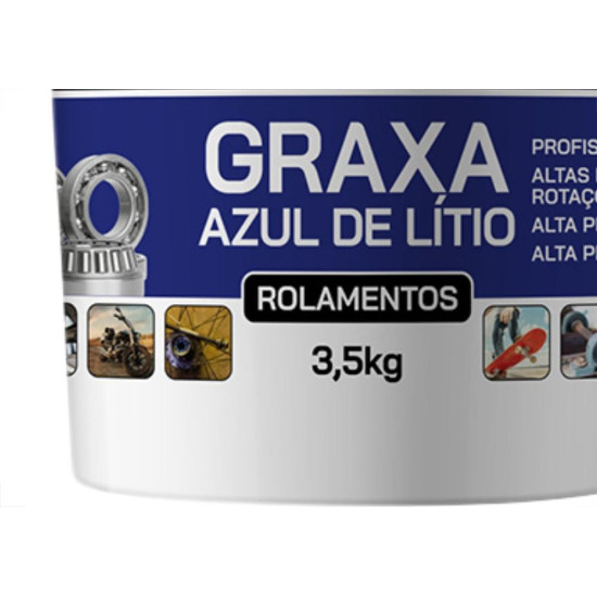 Graxa De Litio Azul D 3,5Kg Pote Garin