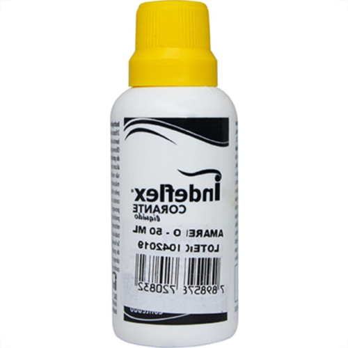 Corante Indeflex Amarelo 50Ml - Kit C/12 Unidades