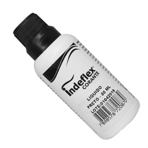 Corante Indeflex Preto 50Ml - Kit C/12 Unidades