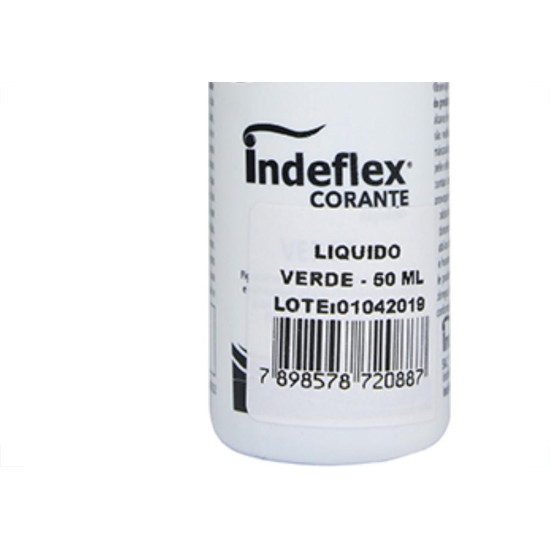 Corante Indeflex Verde 50Ml - Kit C/12 Unidades