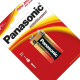 Pilha Alcalina Panasonic Bateria 9V