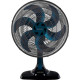 Ventilador De Mesa 50Cm Preto/Azul 220V Turbo Vent