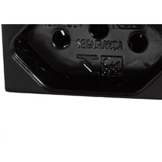 Modulo Rad Modular Preto 1804177 1Tomada 20A