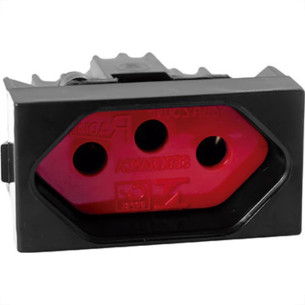 Modulo Rad Modular Preto 1804377 1T 20A Vermelho