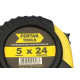 Trena 5Mt Emborrachado 24Mm Amarelo Fertak