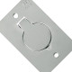 Espelho Placa P/Piso Inox 4X2 1Tomada Red Olivo Pll74