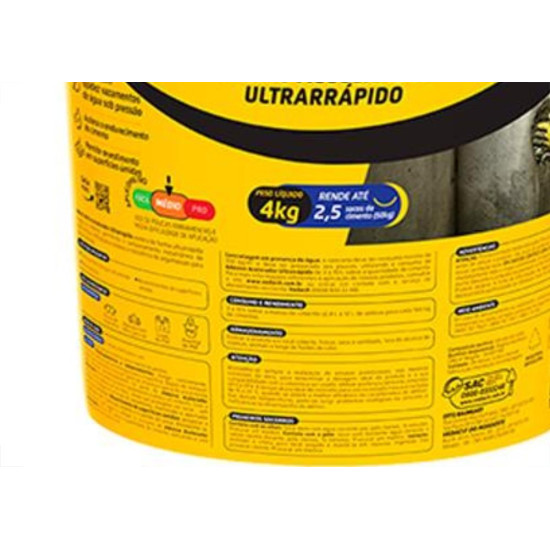 Otto B.Vedacit Ultrarapido Galao 3,6 Litros 4Kg