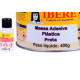 Massa Plastica 400Gr Ibere Preta - Kit C/12 Unidades