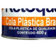 Massa Plastica 400Gr Retoque Branca - Kit C/12 Unidades