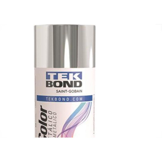 Spray Tekbond Metalico Cromado 350Ml