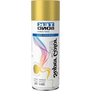 Spray Tekbond Metalico Dourado 350Ml