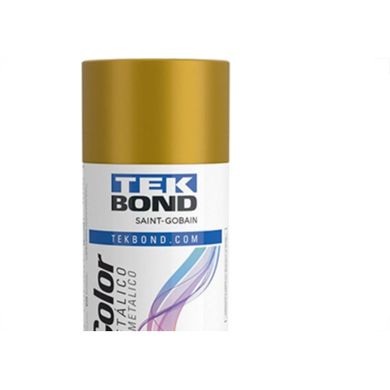 Spray Tekbond Metalico Ouro 350Ml