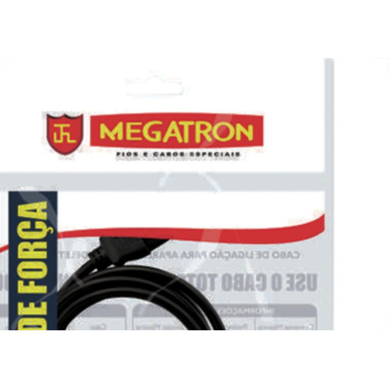 Cabo Forca Megatron Noteb 3X0,75X1,20Mt