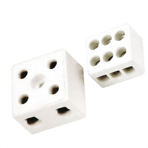 Conector Sindal Porcelana 10Mm Bifas 3602 - Kit C/12 Unidades