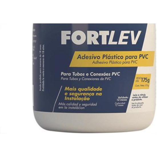 Cola Pvc Fortlev Frasco 175G C/Pincel