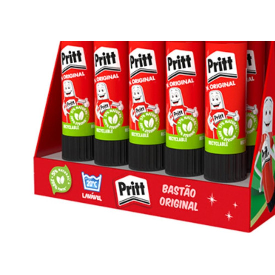 Cola Bastao Pritt 10G Henkel - Kit C/10 Unidades