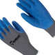 Luva Imbat Tricotada Banho Palmar Azul 08 - Kit C/12 Unidades