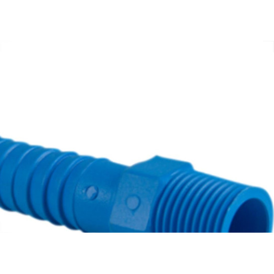 Adaptador Rosca Externa Reboucas 3/4 Azul - Kit C/25 Unidades