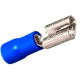 Terminal Pre-Isol Femea 1,5-2,5 Azul Penzel - Kit C/100 Unidades