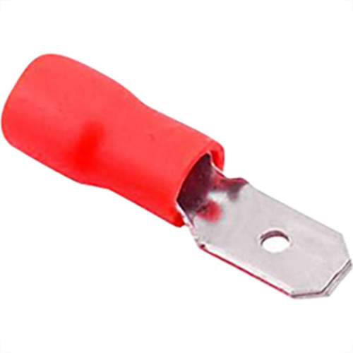 Terminal Pre-Isol Macho 0,5-1,5 Vermelho Penzel - Kit C/100 Unidades