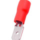 Terminal Pre-Isol Macho 0,5-1,5 Vermelho Penzel - Kit C/100 Unidades