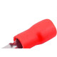 Terminal Pre-Isol Macho 0,5-1,5 Vermelho Penzel - Kit C/100 Unidades