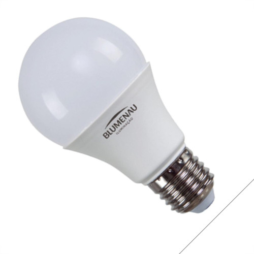 Lampada Led Bulbo 09W 3000K Blumenau - Kit C/10 Unidades