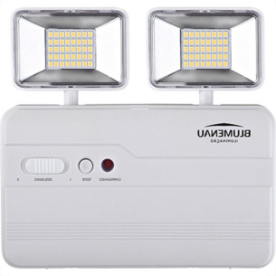 Luminaria Emergencia Led 2200Lm 2Far Blumenau 10W