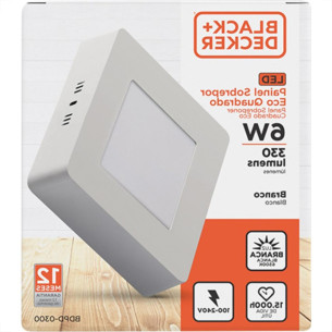 Luminaria Led Sob Quad 06W 6500K 10Cm B_D Eco