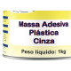 Massa Plastica 1Kg Ibere Cinza