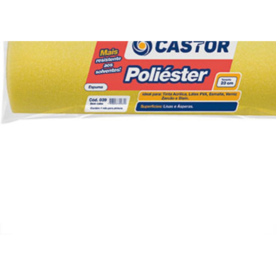 Rolo Castor Poliester 23Cm 39