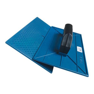 Desempenadeira Pvc Emave Azul Corrugada 18X30