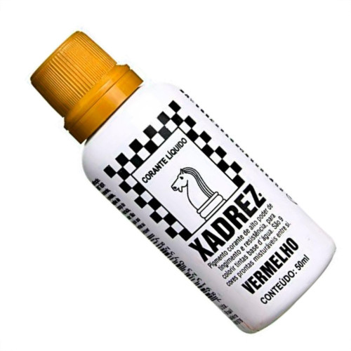 Corante Xadrez Ocre 50Ml Para Tinta  - Kit C/12 