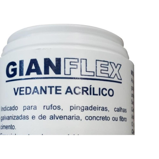 Cola Sela Calha Gianflex Cinza 500G Pote 725-001