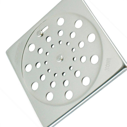 Grelha Inox Clarinox Caixilho Quadrada 10Cm Fecho 5100