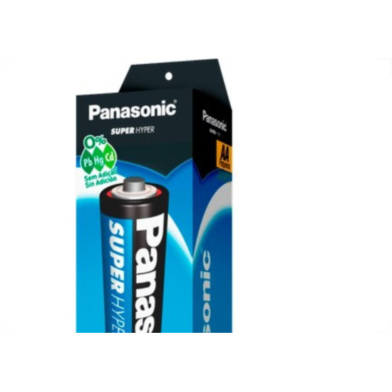 Pilha Panasonic Pequena Aa Com 1 Peca Um-3Sh936 - Kit C/52 