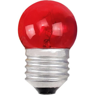 Lampada Bolinha Brasfort 07Wx220V Vermelha 8477 - Kit C/25 